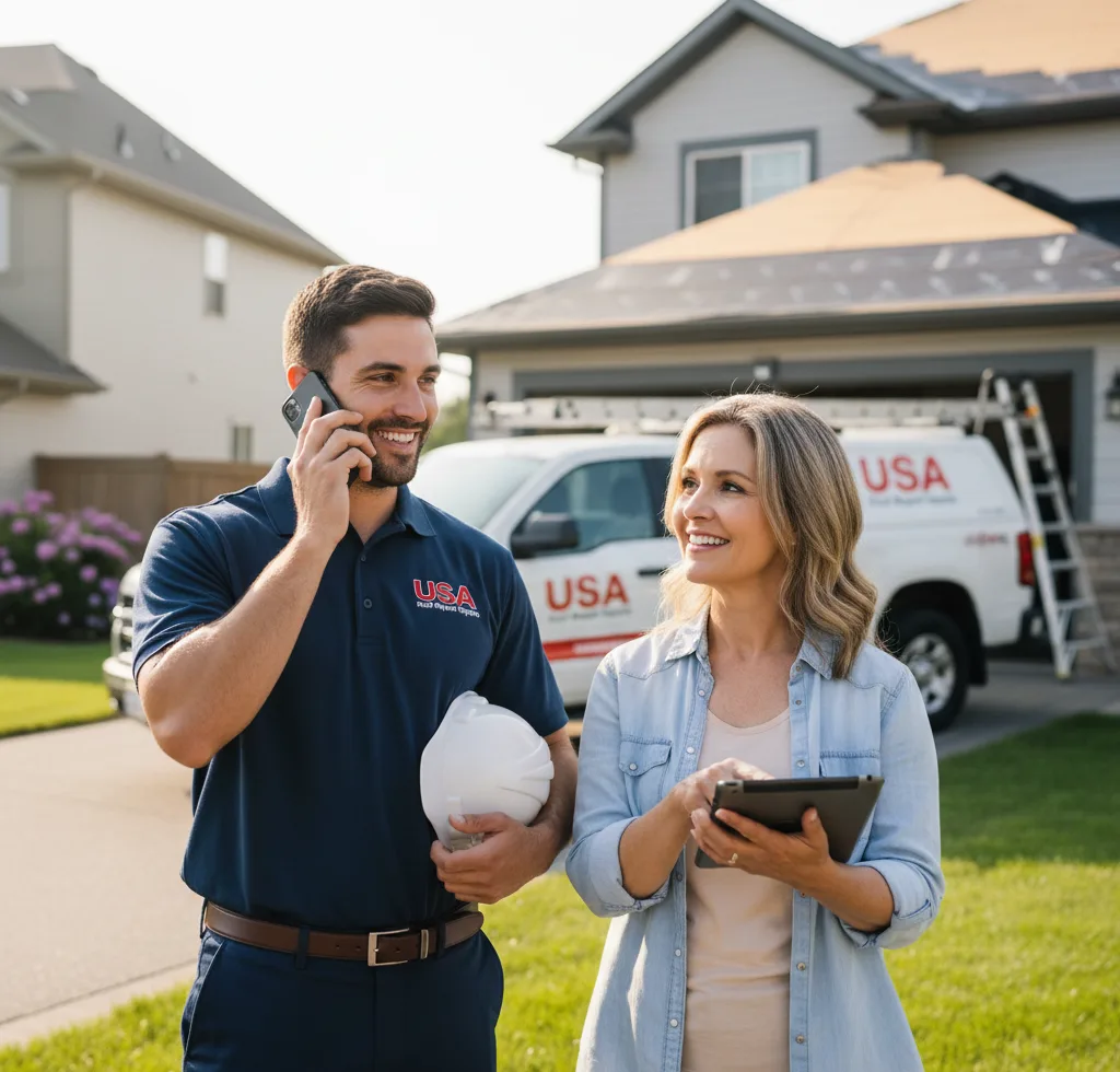 USA Roof Repair Experts customer support in Roslindale